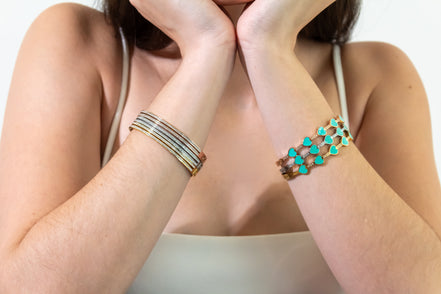 Brazalete Celeste
